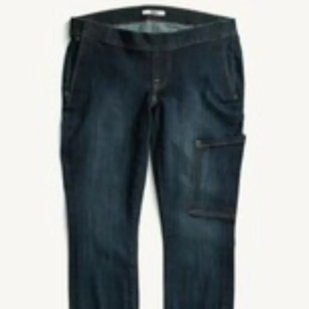 Tommy Hilfiger Adaptive (Wheelchair) Jeans Size 12 Straight Leg Velcr0 Fasteners